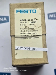 Cilindro de carrera corta Festo ADVUL 32 30 P ADVUL-32-30-P-A 156879 NUEVO STOCK ANTIGUO - Imagen 1 de 5