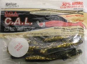 Señuelos DOA CAL 415 Shad 3" Color 415 Gold Rush 12CT Foto 1 de 1