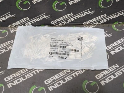 NEW Bag of 100 Harting 09150006106 Crimp Connectors R15-STI-C - Image 1 of 3