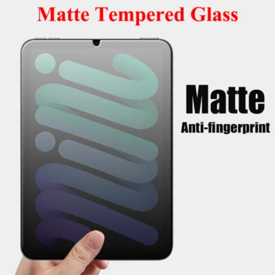 Protector de pantalla de película de vidrio templado mate 9H para Apple iPad mini 7th Mini 2024 Foto 1 de 4
