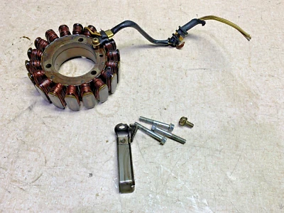 1992 HONDA SHADOW 1100 STATOR GENERATOR ALTERNATOR (CUT WIRES) - Image 1 of 4