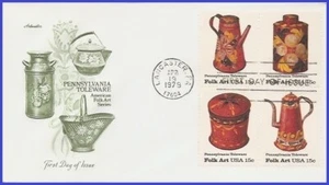 USA4 #1775-78 U/A ARTMASTER FDC BL4  Pennsylvania Towlevare - Picture 1 of 1