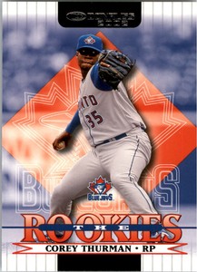 2002 Donruss The Rookies Baseball #29 Corey Thurman RC