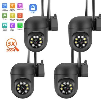 1/4X 5G CCTV IP Camera Wireless WIFI outdoor HD PTZ Smart Home Security IR Cam - Image 1 of 4