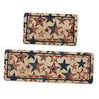 Stars Independence Day Patriotic 4Th Of July Kitchen Mats Set Of 2, Memorial