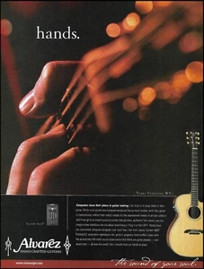 Alvarez Yairi Virtuoso WY 1 guitarra acústica anuncio 2000 impresión de anuncio - Imagen 1 de 4