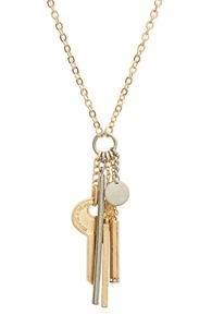 Nordstrom Treasure & Bond Women's Key Charm Pendant Necklace NWT 38 - Picture 1 of 5