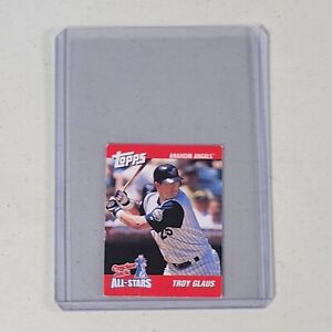 Troy Glaus Anaheim Angels Insert Mini Baseball Card Rare 2002 Topps Cracker Jack