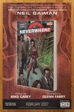 2007 Neil Gaiman's Neverwhere Print Ad/Poster Glenn Fabry Comic Promo Art 00s