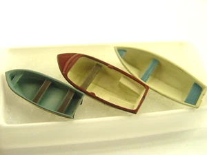 Ruderboote aus Polyester - 3 Stck - Artitec HO Fertigmodell 1:87 - 387615 #E - Picture 1 of 2