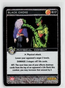 DBZ TCG Dragon Ball Z Panini Perfection Black Choke Foil x1 R117 - Picture 1 of 2