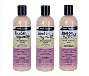 Pack of 3 Aunt Jackie's Knot On My Watch Instant Hair Detangling Therapy 12 oz - Picture 1 of 1