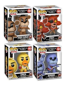 Five Nights at Freddy's 10yr Anniversary Funko Pop Lot 4 Freddy Foxy Chica Bonie - Bild 1 von 9