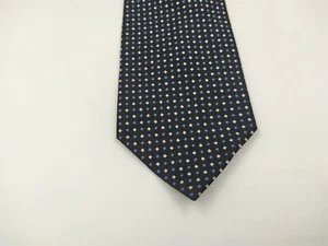JoS.A.Bank Executive Collection 58in. Black/Blue/Silver Silk Necktie - Picture 1 of 5