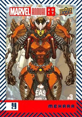 MEKARA / 2017 MARVEL ANNUAL (Upper Deck 2018) BLUE PARALLEL BASE Card #29 - Image 1 of 2