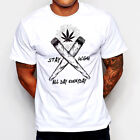 T-Shirt Unkraut Marihuana Cannabis Techno Rap Hip Hop psychedelisch Stay High T-Shirt