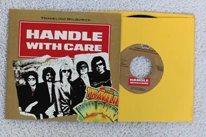 Traveling Wilburys - Handle With Care - US Picture Sleeve PS 7" - Picture 1 of 2