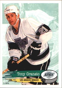 1995-96 Panini Stickers Kings Hockey Card #267 Tony Granato