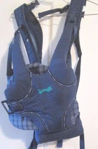 Evenflo Snugli Easy Comfort Front and Back Soft Carrier Blue Infant 6-26 lbs - Picture 1 of 1