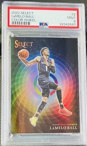 2022 Panini Select LaMelo Ball Color Wheel SSP Case Hit PSA 9