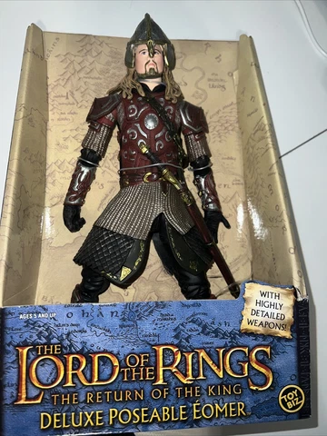 2004 TOYBIZ  Return Of The King LOTR EOMER Deluxe Poseable Cover