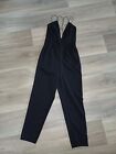Spring Light Before Dark Jumpsuit Size Xs Black Strappy Urban Outfitters UK 6 8
