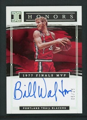 2022-23 年比尔·沃尔顿 05/25 签名帕尼尼不可思议的荣誉亲笔签名 — 第 1/2 张图片