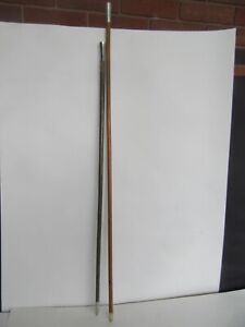 (2) Vintage US Army Swagger Sticks, Bullet Tip, Silver