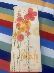 Vintage Avon Schmetterling Seifenset - Bild 1 von 6