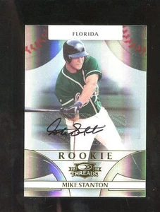 Mike Giancarlo Stanton YANKEES 2008 Donruss Threads #144 Auto Signed Rookie rC - Picture 1 of 1