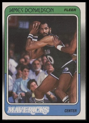 1988-89 Fleer #29 James Donaldson Dallas Mavericks - Image 1 of 2