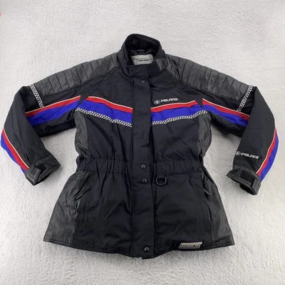 Chaqueta Acolchada De Colección Polaris Leather-Tex Alto Rendimiento Esquí Carreras Termolite M Foto 1 de 4