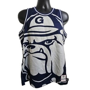 Camiseta sin mangas Mitchell & Ness Georgetown Hoyas Big Face Bulldog para hombre gris mediana  - Imagen 1 de 13