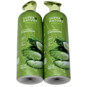 Lot de 2 revitalisants doux Super Nature à l'aloès puissant sans sulfate 30 oz - Photo 1/1