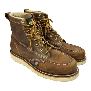 THOROGOOD HERREN 10,5 D AMERICAN HERITAGE MAXWEAR KEILSOHLE ARBEITSSTIEFEL WEICHE ZEHE - Bild 1 von 24