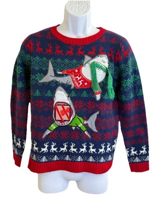 Suéter Feo Blizzard Bay Navidad Tiburón Mujer Grande/Hombre Mediano Foto 1 de 4