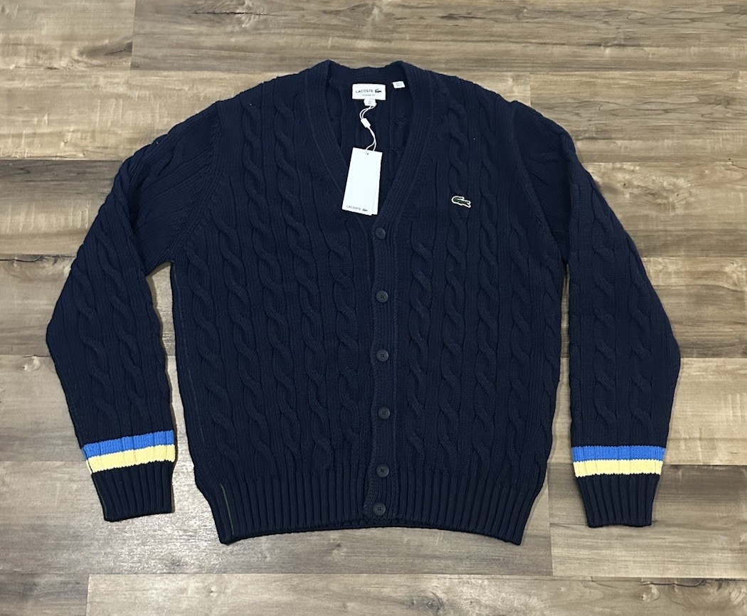 Lacoste Cardigan Blue Sweaters for Men for sale | eBay Lacoste Cardigan Blue Sweaters for Men for sale | eBay