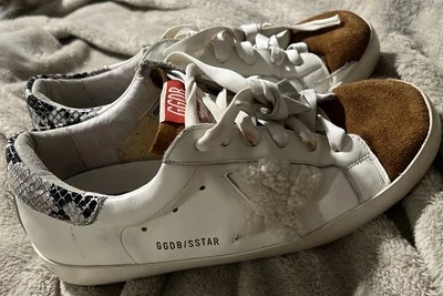 Golden Goose Deluxe Brand Sneakers Women Sz 40 Italy Low Top Leather - Image 1 of 4