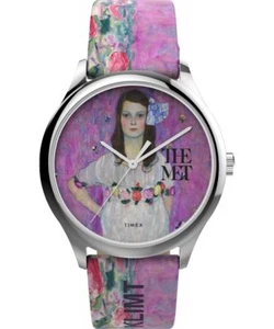 Timex Wielokolorowy damski zegarek analogowy The Met X Klimt TW2W24900 - Zdjęcie 1 z 6