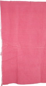Tessuto velluto a coste rosa gessato 1 iarda x 62" largo cucito artigianale nuovo mai usato - Foto 1 di 4
