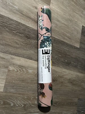 Papel pintado floral Eijffinger 307304 Claude Blush un rollo doble. Foto 1 de 2