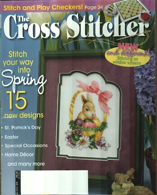 NUEVO CARGADOR THE CROSS STITCHER 15 PATRONES PRIMAVERA ABRIL 2007 Foto 1 de 4