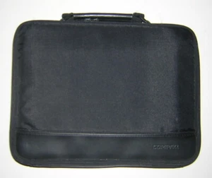 Vintage COMPAQ 3/20 3/25 3/25C 4/25C Logo Soft Shell Tragetasche schwarz Nylon v2 - Bild 1 von 2