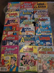 Lot of 18 Archie Comics Digest Laugh Jughead with Archie Paperback Books - Photo 1/2