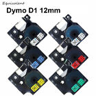 45013 Kompatybilna taśma etykietowa Dymo D1 Label Manager czarna na białym 19mm / 12mm / 9mm