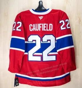 Cole Caufield Montreal Canadiens Fanatics Premium #22 Jersey $249.99 MSRP New - Picture 1 of 24