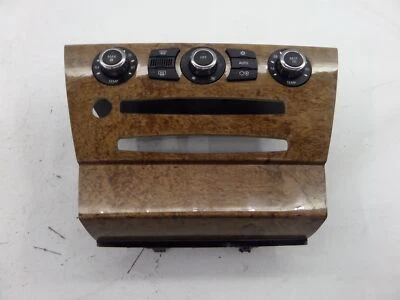 Interruptor de control de clima BMW 645ci HVAC madera E63 04-08 OEM 64.11 9 122 399-01 E64 Foto 1 de 4