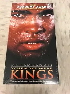 When We Were Kings,Muhammad Ali and George Foreman,Rumble In The Jungle 1997 VHS - Imagen 1 de 6