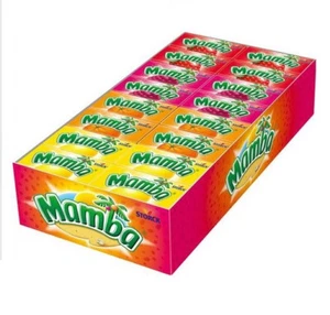 48 MAMBA FRUIT Flavor German Chewy Candy Packs European Sweets Party Treats - Picture 1 of 7