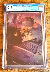 TRANSFORMERS 40th ANNIVERSARY #1 CGC 9.8 JOHN GIANG NYCC FOIL MEGATRON VARIANT - Picture 1 of 1